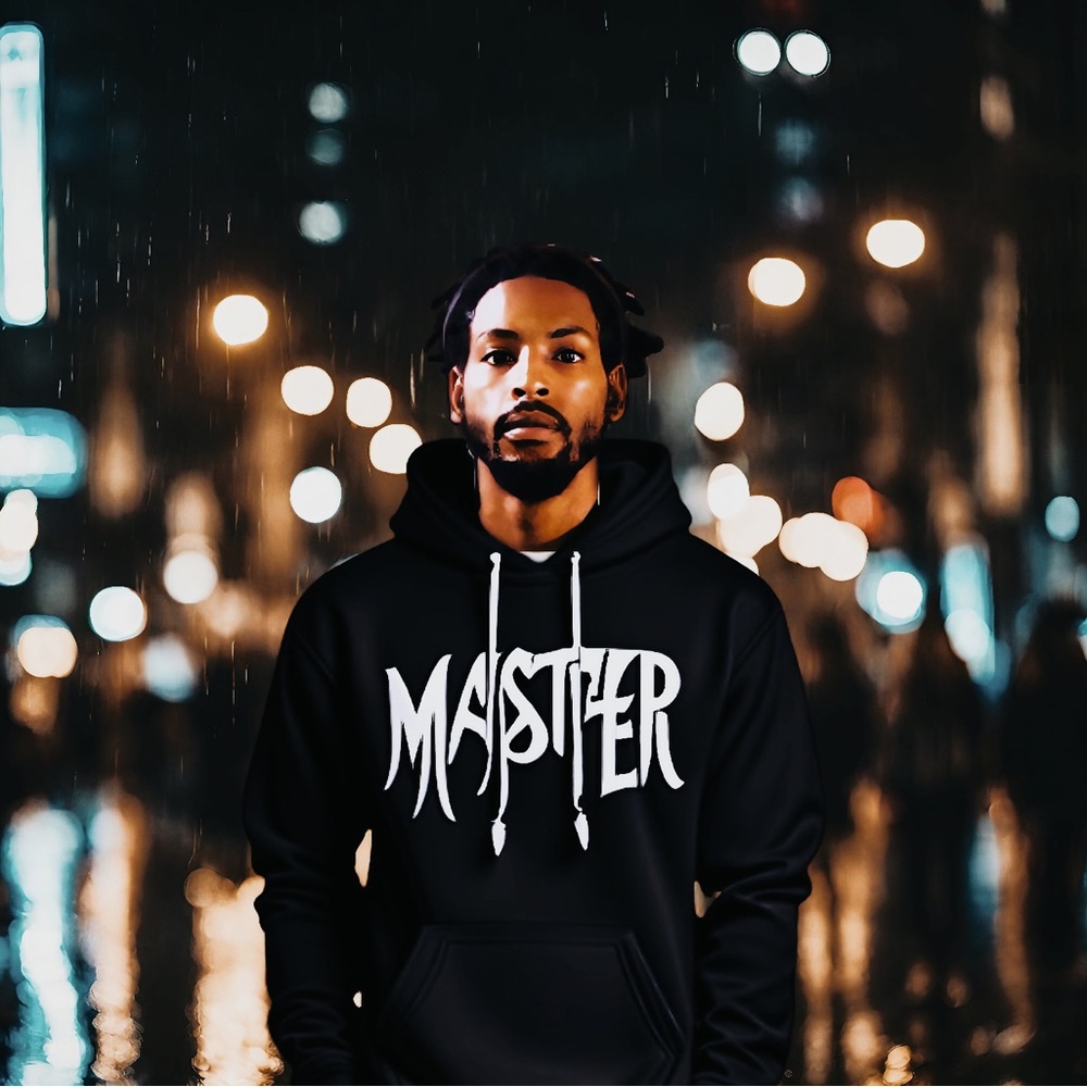 Heavyweight Mast3r fashion black MAST3r hoodie